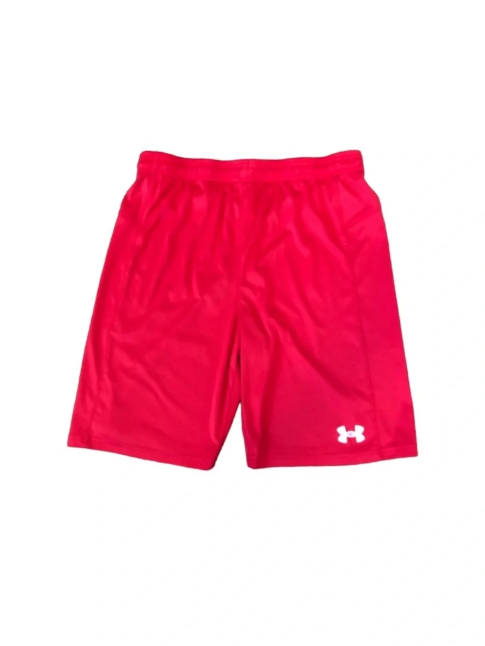 Under Armour Boys Red HeatGear Athletic Shorts Size XL